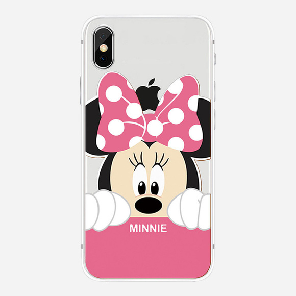 Accessories - Minnie Cover Silicone For iPhone 6 7 8 X Xs Max Xr